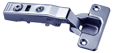 775NSH/3SD Петля мебельная быстр.мон накл+3D планка под шуруп без пружины  52 мм (200 шт/уп)